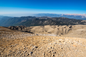 Panoramic view from the peak of Tahtali