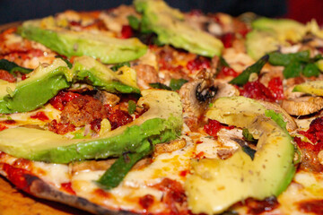 Pizzaz with avocado 