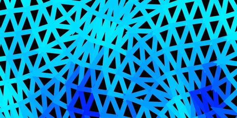 Light blue vector polygonal pattern.