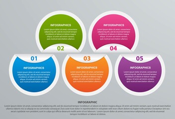 Abstract options infographics template. Infographics for business presentations or information banner.