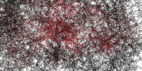 Light Red vector layout with curves.