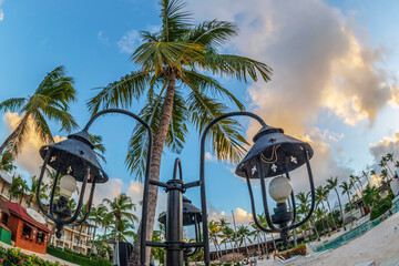 Holiday resort at the Punta Cana, Dominican Republic