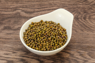Vegetarian cuisine - dry green lentil