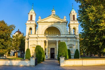 Fototapeta na wymiar St. Anne's Church is a part of Wilanow Palace, Warsaw
