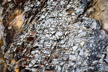 Brown rock, stone surface