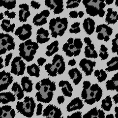 Animal print, snow leopard texture. Endless texture for fabric and paper print, scrapbooking. Grey african safari design.