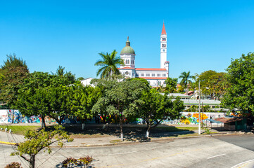 Obraz premium Wide shot of Maria Auxiliadora Don Rúa Church