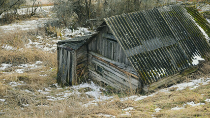 old wooden house