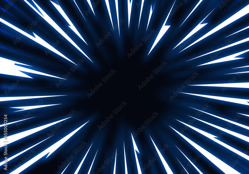 Poster vector explosion background with shiny thunderbolts. abstract glowing energy electric effect