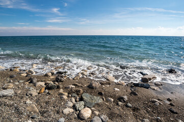 The coast of Mediterranean sea