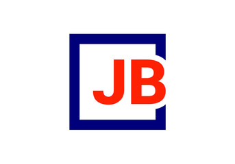 Initial Monogram Letter J B Logo Design Vector Template. JB Letter Logo Design 