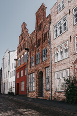 Historical old brick building in Luebeck - Germany