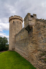 Medieval Warwick castle in Warwickshire, England, UK