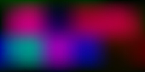 Dark Pink, Green vector abstract blur backdrop.