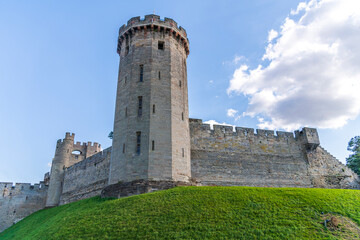 Medieval Warwick castle in Warwickshire, England, UK