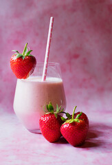 strawberry milk shake