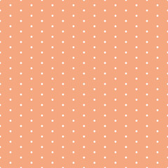 Pink seamless pattern with white dots