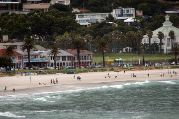 The beach this morning in Cape Town