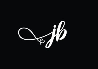 Initial Monogram Letter J B Logo Design Vector Template. JB Letter Logo Design 