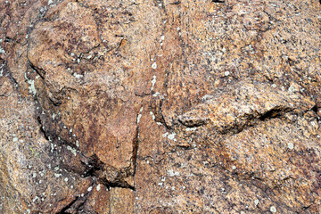 Granite texture, background for design. Red granite close up. Granite texture, granite background. Red granite close up. Granite texture, granite background. Moss on a granite slab