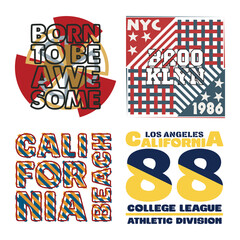 set t-shirt  new york city, Sport wear, set  sport typography emblem