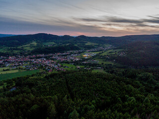 Abendstimmung im Thüringer Wald genießen - Thüringer Wald / Thüringen / Deutschland