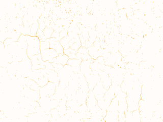 Vector gold chic texture. Patina scratch golden distress grunge background. Gold distressed effect.