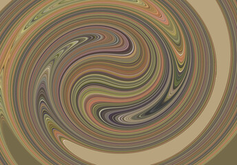 Rotating liquid coffee and chocolate cream background texture, abstract swirl