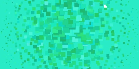 Light Green vector backdrop with rectangles. New abstract illustration with rectangular shapes. Template for cellphones.