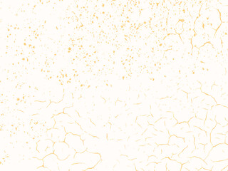 Vector gold chic texture. Patina scratch golden distress grunge background. Gold distressed effect.