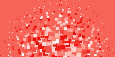 Light Red vector backdrop with rectangles. Rectangles with colorful gradient on abstract background. Design for your business promotion.