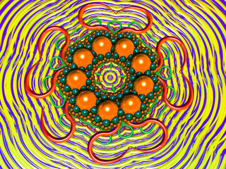 3d abstract background with geometric shapes and texture