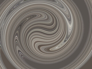 Naklejka premium Rotating liquid coffee and chocolate cream background texture, abstract swirl