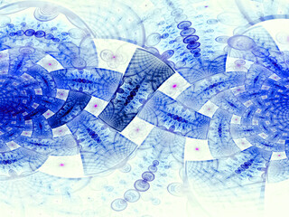 abstract modern background with fractal shapes