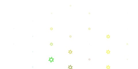 Light Multicolor vector texture with disease symbols.