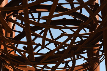 abstract metal structure