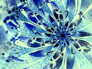 abstract modern background with fractal shapes