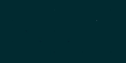 Light Blue, Green vector background with hearts.