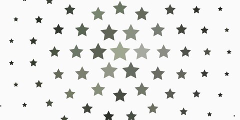 Light Gray vector background with colorful stars. Decorative illustration with stars on abstract template. Theme for cell phones.