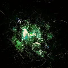 Obraz premium beautiful abstract background from crossed lines and light