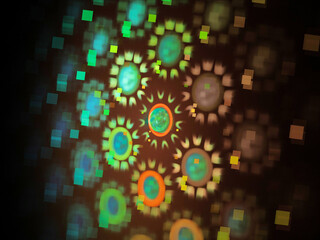 beautuful modern background with fractal elements