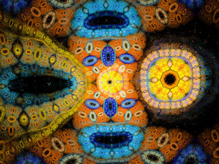 Abstract fractal background or texture