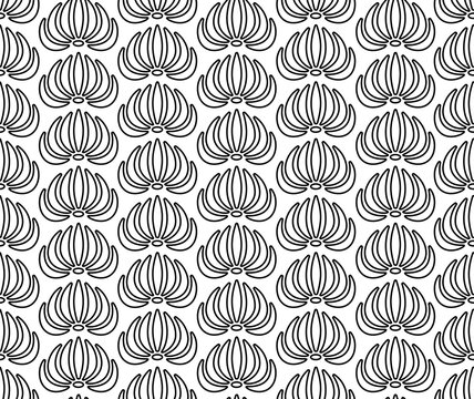 Floral pattern with Tropical leaves. Seamless vector texture. Motifs scattered random. Elegant template for fashion prints. Minimalist Black design with small flowers.