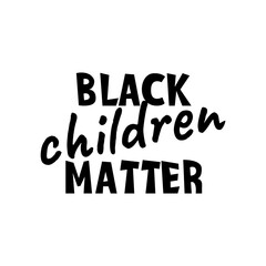 Obraz premium Black lives matter vector quotation poster to support movement of activists against racial discrimination, violence, protest for african american people, for human rights and freeedom, silhouette text