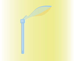 Street lamp. Electricity. Vector. EPS 10.