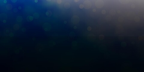 Light Blue, Yellow vector layout with circle shapes. Modern abstract illustration with colorful circle shapes. Design for posters, banners.