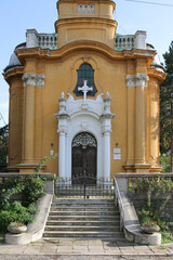 The Church of the Blessed Virgin Prisoner is a Catholic parish church in the village of Gomba. Europe Hungary