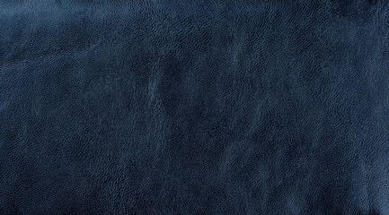 Dark blue leather texture background. Dark blue artificial leather background.