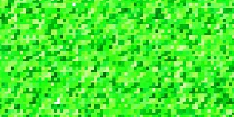 Fototapeta premium Light Green vector pattern in square style. Colorful illustration with gradient rectangles and squares. Modern template for your landing page.