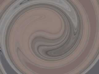 Rotating liquid coffee and chocolate cream background texture, abstract swirl